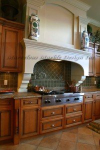 marble range hood