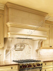 limestone range hood
